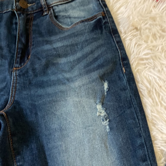 Garage Retro High Waist Jegging Skinny Jeans with Distressed 5 - Picture 5 of 10